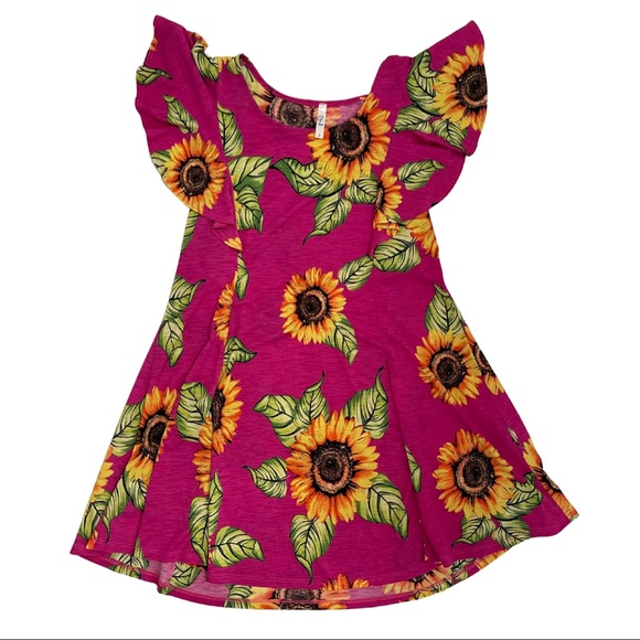 Dresses & Skirts - Pink Sunflower Dress 🌻💕